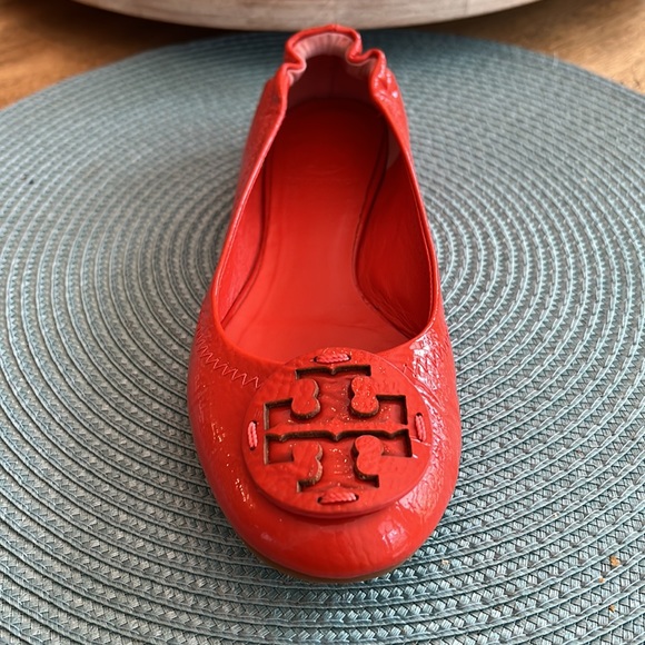 Tory Burch Ballet Flat Flame Red - Picture 5 of 10